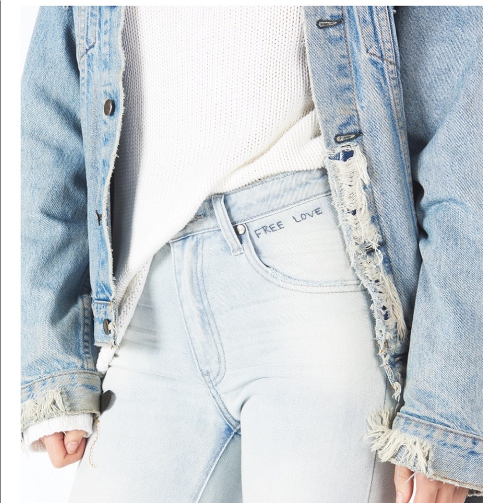 One Teaspoon Brando high waist Freebird jeans NWT
